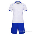 Pratiques de football noir Jersey Youth Soccer Uniforms sets